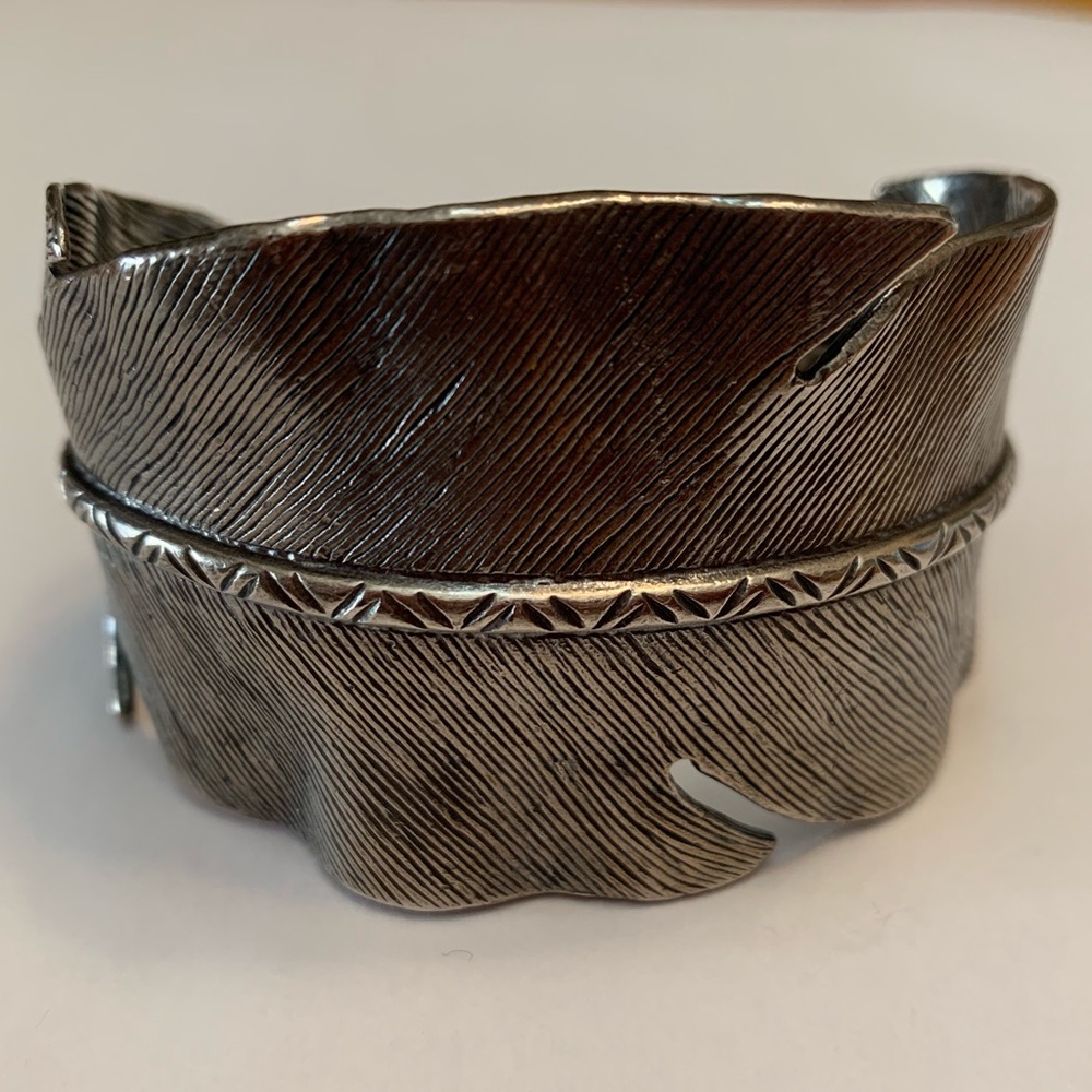 Elizabeth and James Sterling Feather Cuff